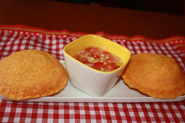 Arepa rellena mixta
